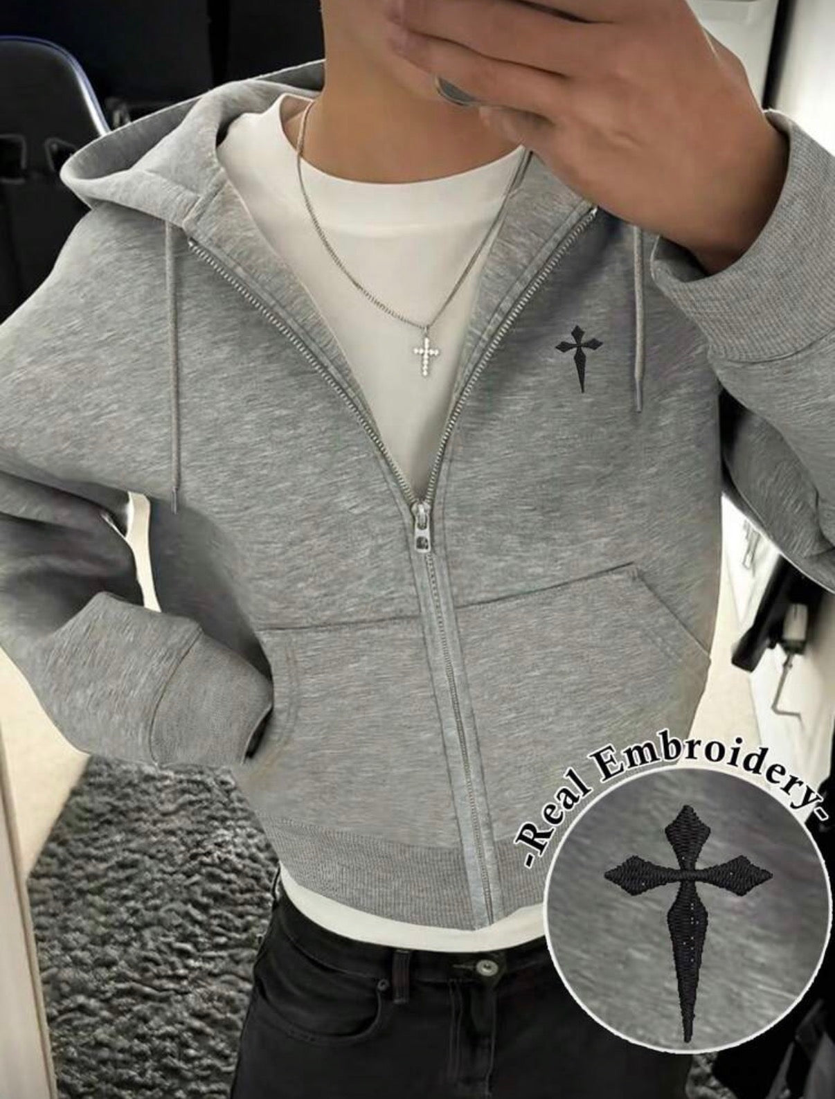 Essential Cross Hoodie