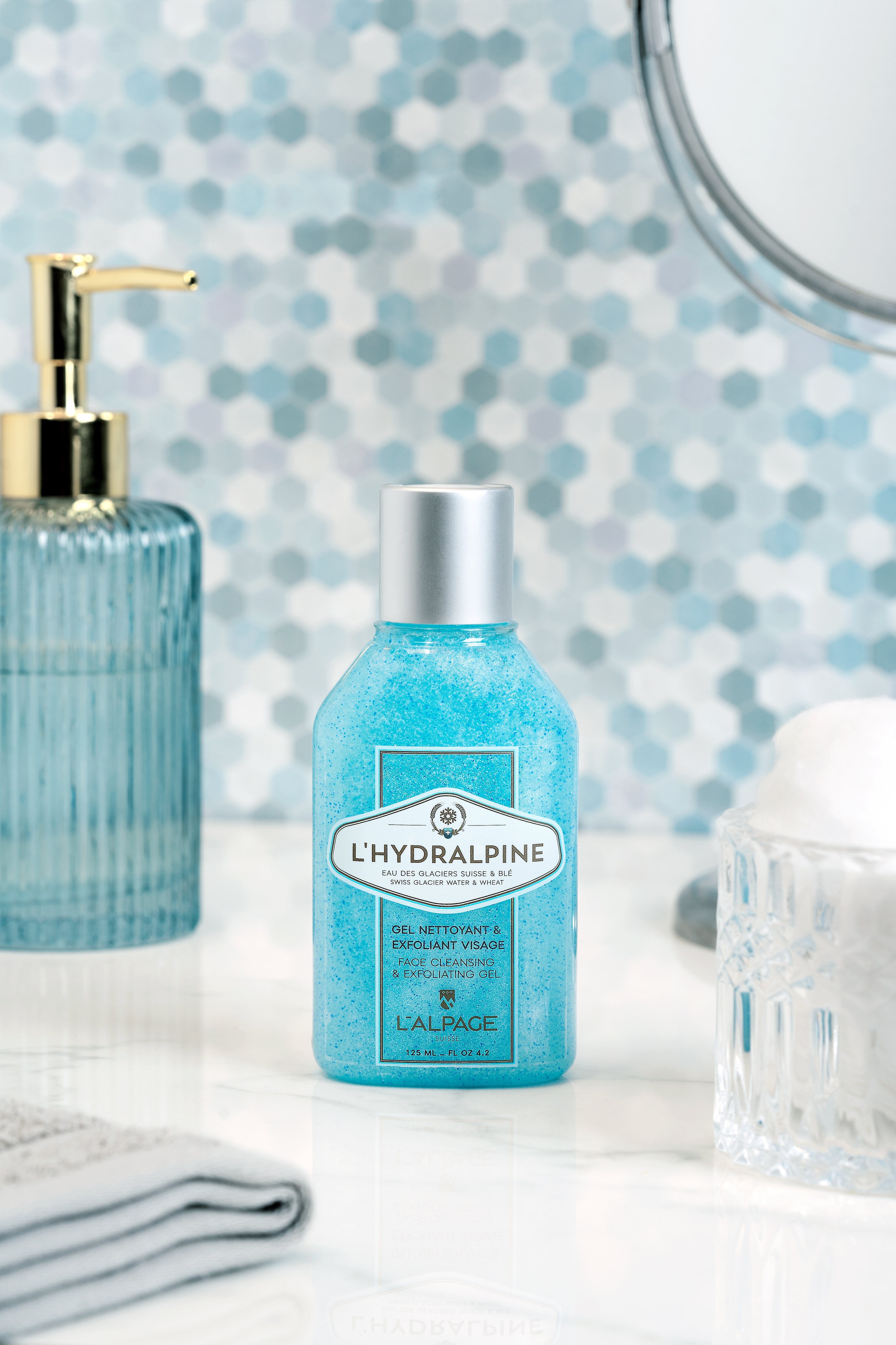 Gel Nettoyant & Exfoliant Visage L'Hydralpine