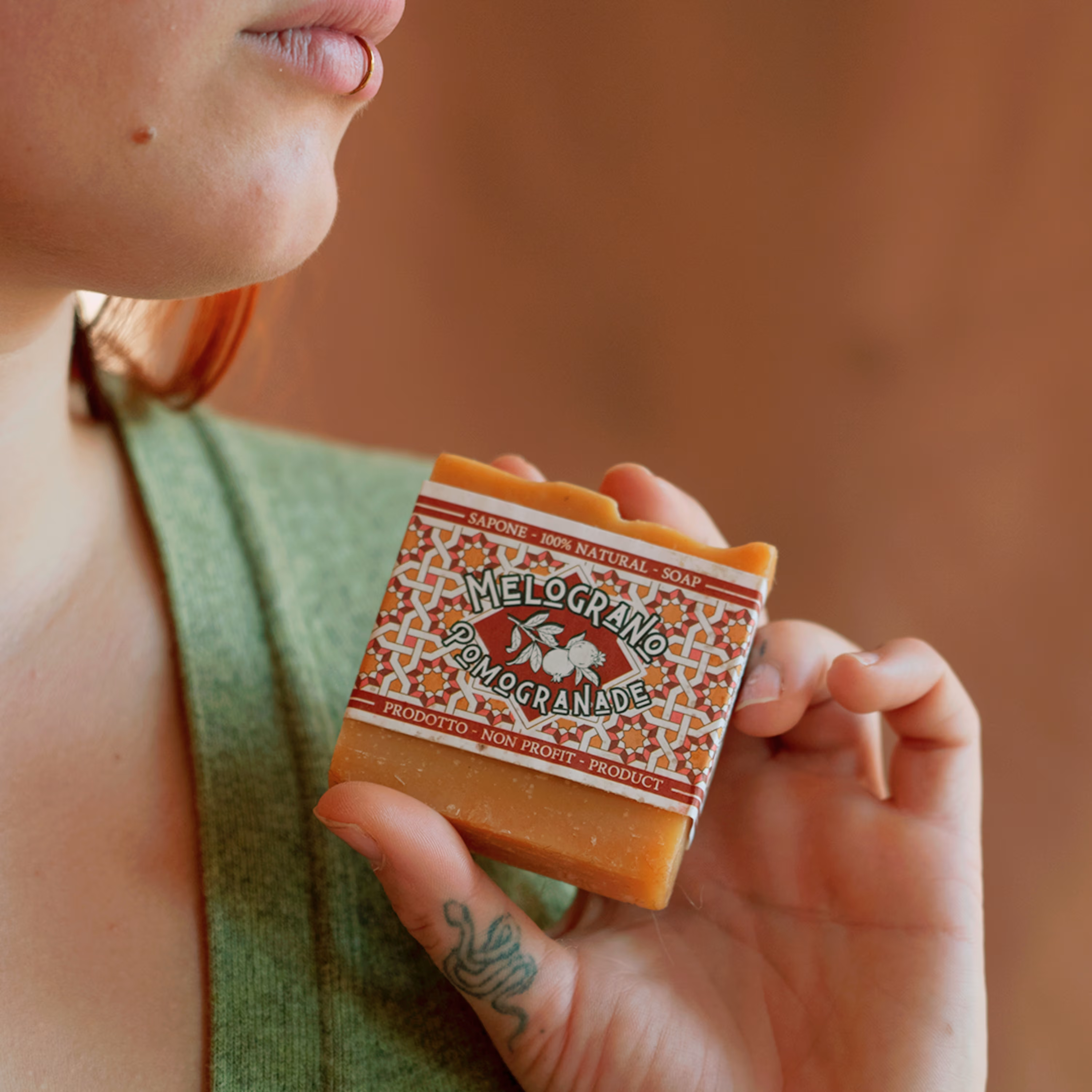 Kaltverarbeitete Seife: Granatapfel, Kaffee-Kardamom, Honig-Hafer: Mischung aus allen