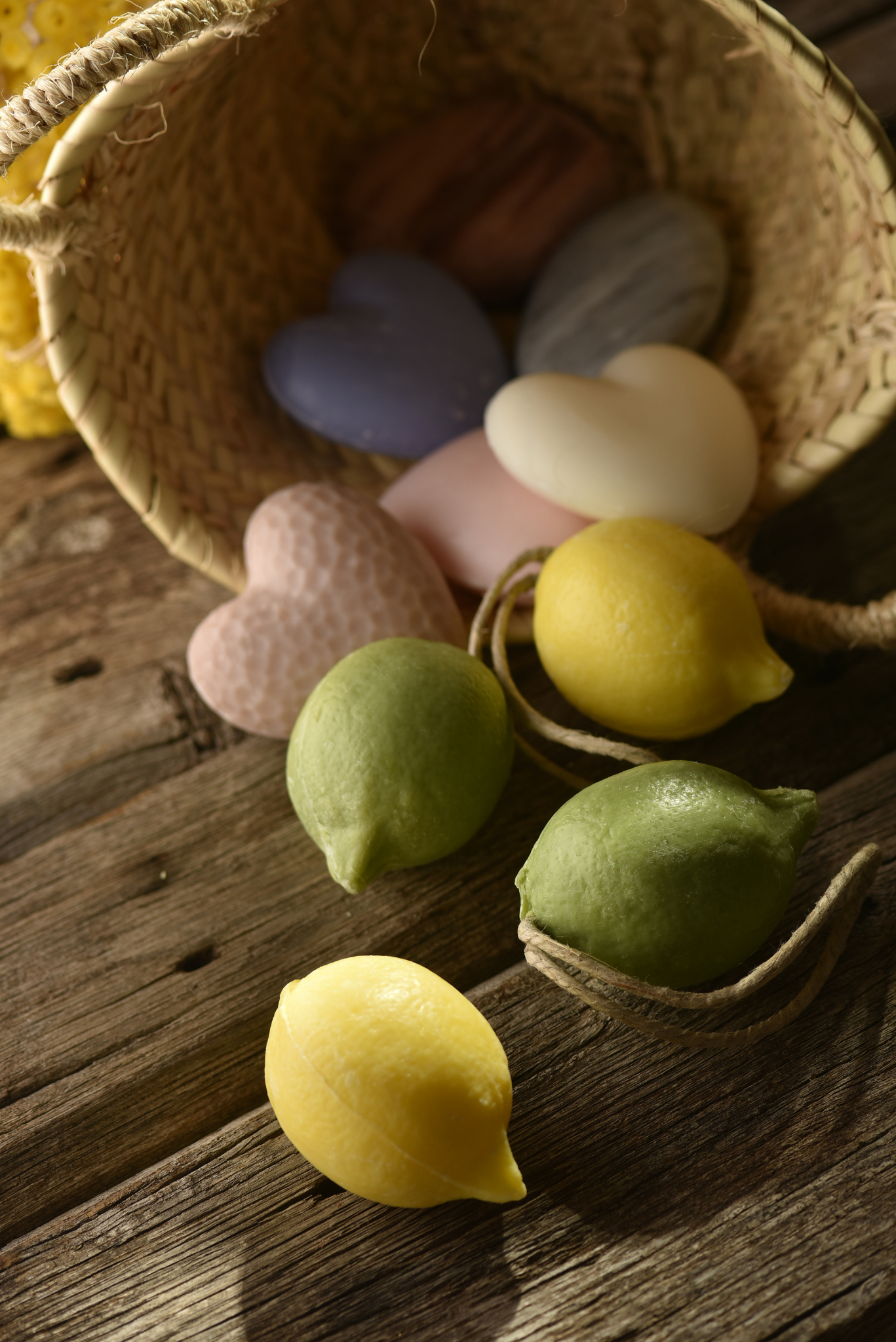 Limettenseife mit Kordel