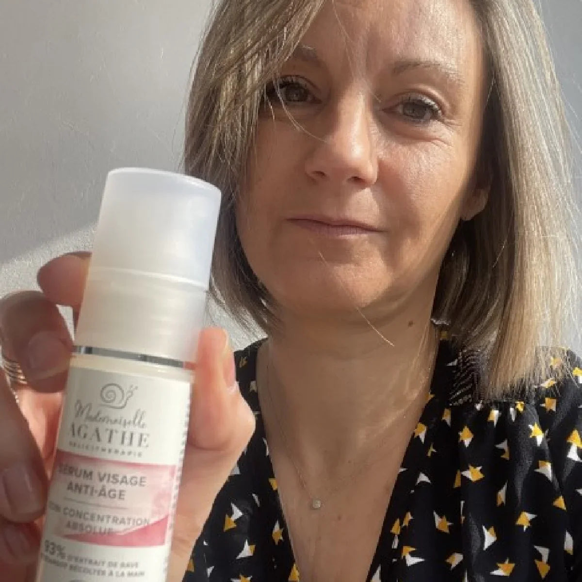 Sérum anti-age à la bave d'escargot certifié bio - rides & ridules - 30ml - Mademoiselle Agathe