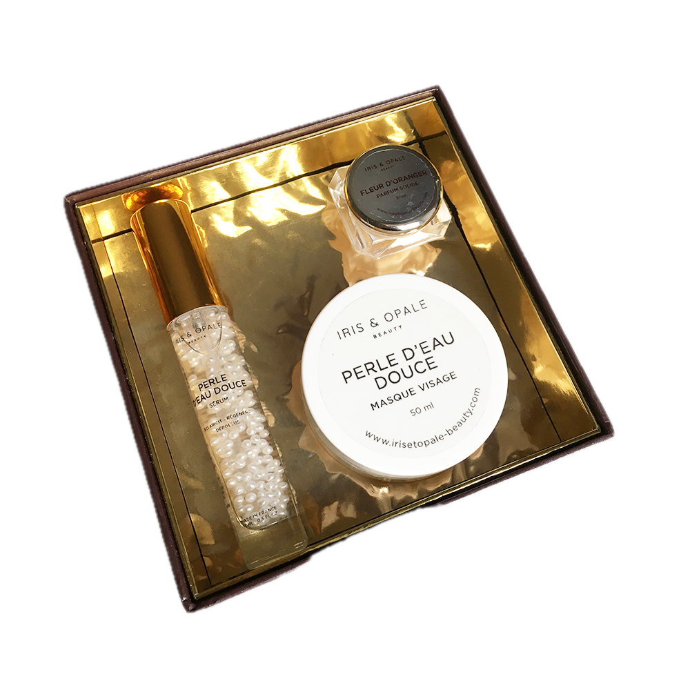 COFFRET SÉRUM - MASQUE VISAGE & PARFUM PERLE D'EAU DOUCE