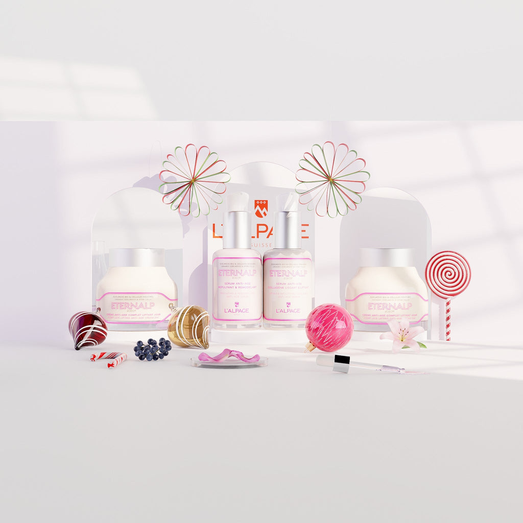 Set ou Coffret Cadeau Ultime Quatro Crème Anti-Age Liftant Jour 50ml & Crème Nuit 50ml & Sérum Anti-Age Collagène Liftant & Sérum Anti-Age Repulpant Eternalp 4060m