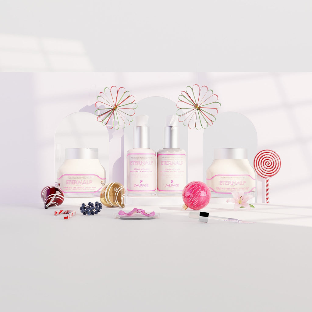 Set ou Coffret Cadeau Ultime Quatro Crème Anti-Age Liftant Jour 50ml & Crème Nuit 50ml & Sérum Anti-Age Collagène Liftant & Sérum Anti-Age Repulpant Eternalp 4060m