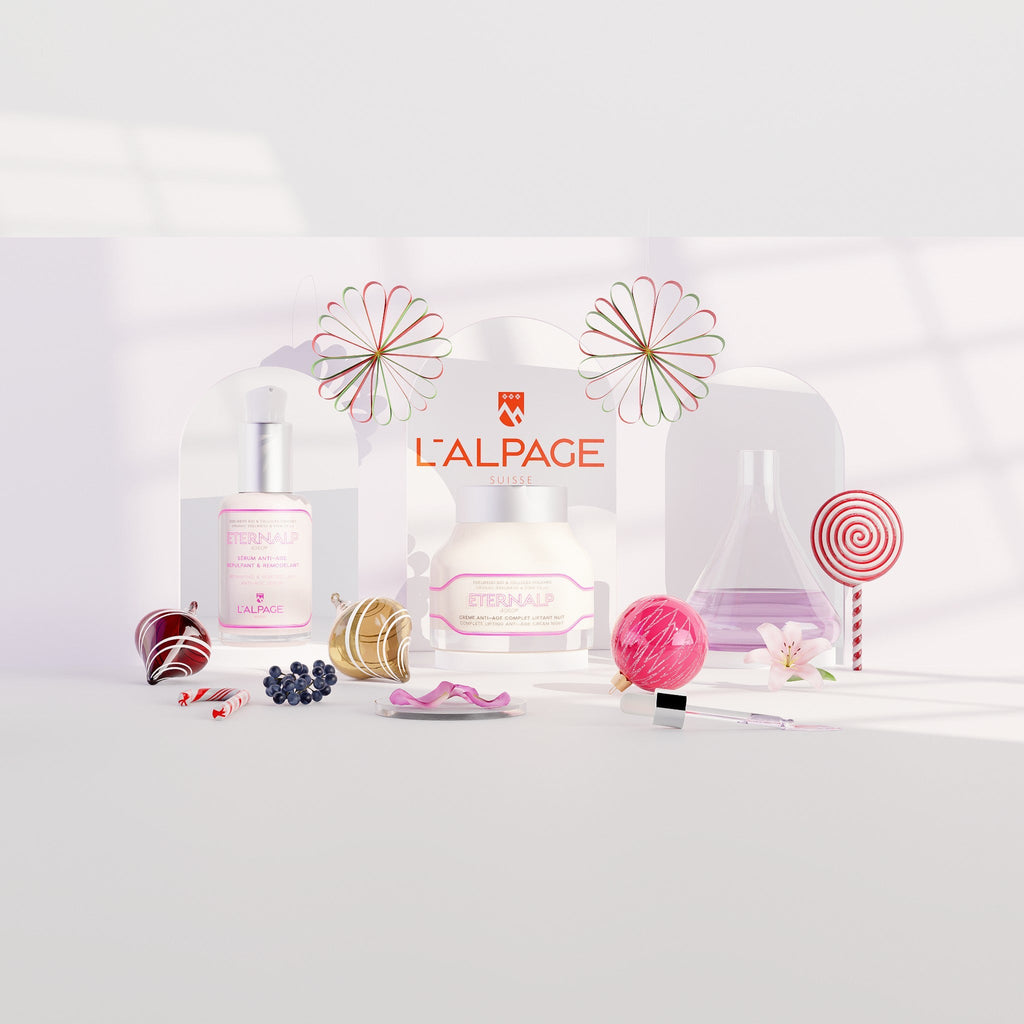 Set ou Coffret Cadeau DUO Crème Anti-Age Liftant Nuit & Sérum Anti-Age Repulpant & Remodelant Eternalp 4060m