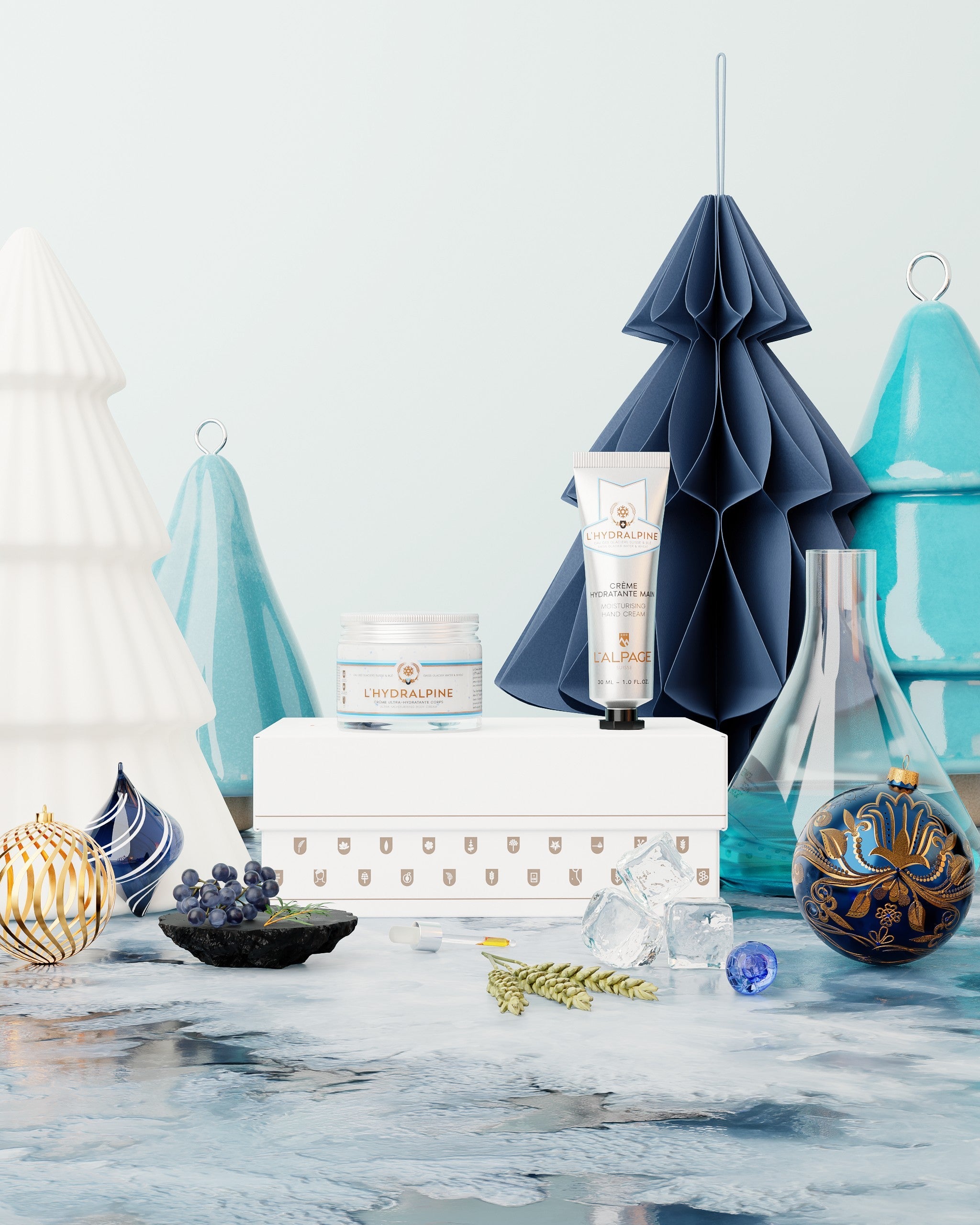 Set ou Coffre Cadeau Crème Corps 50ml + Crème Main L'HYDRALPINE