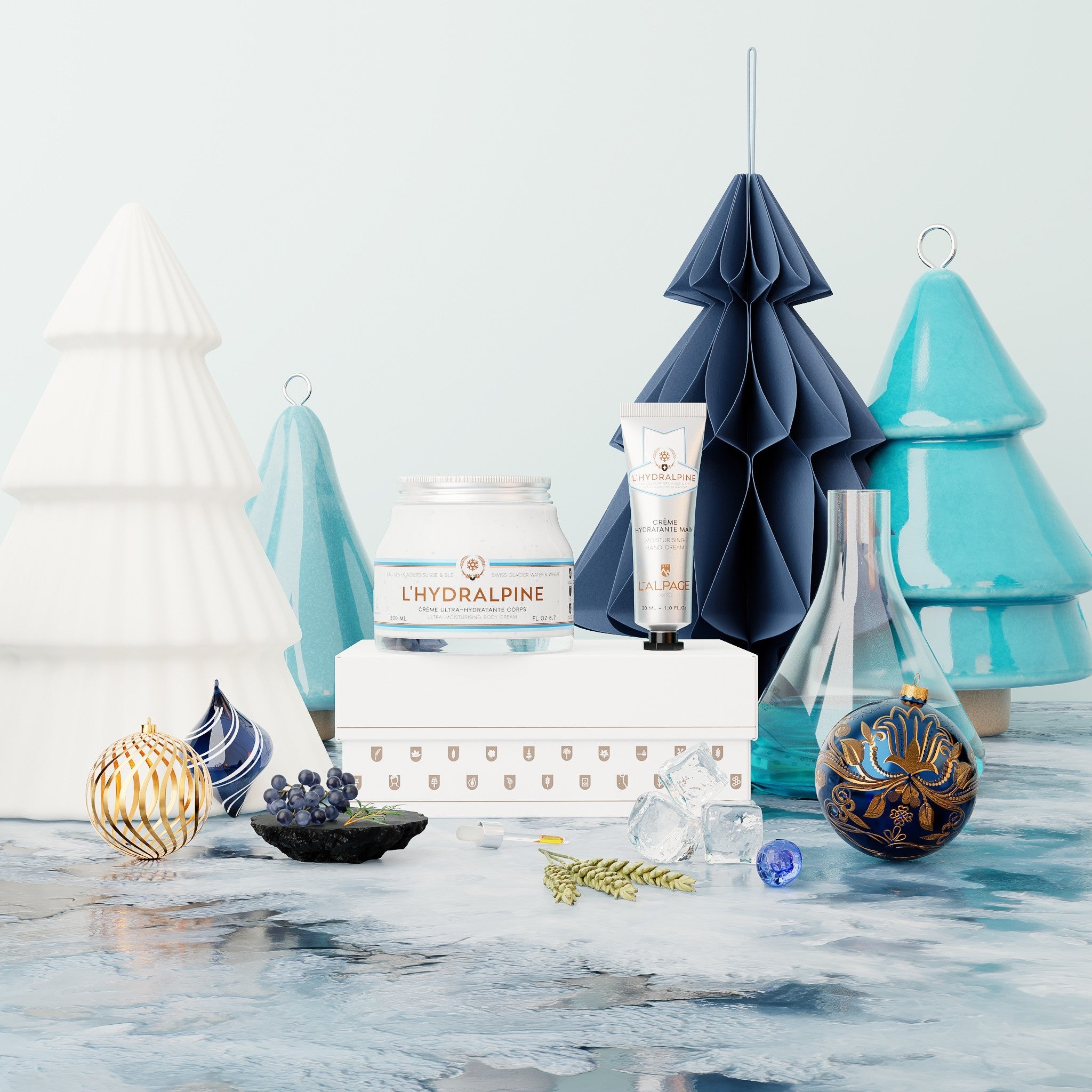 Set ou Coffre Cadeau Crème Corps 200ml + Crème Main L'HYDRALPINE