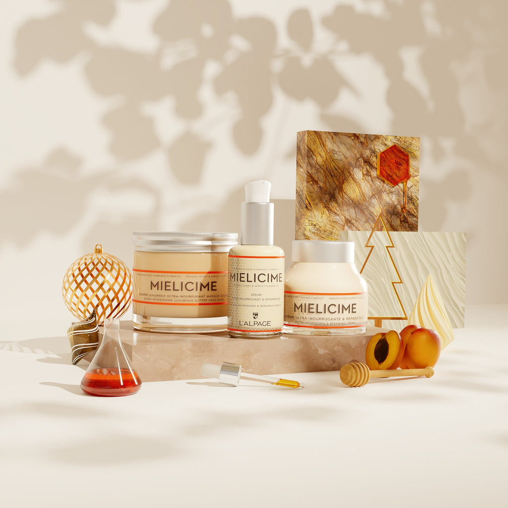 Set ou Coffret Cadeau Trio Crème Ultra-Nourrissante + Sérum Ultra-Nourrissant + Beurre Luxurieux Ultra-Nourrissant Masque Visage Mielicime