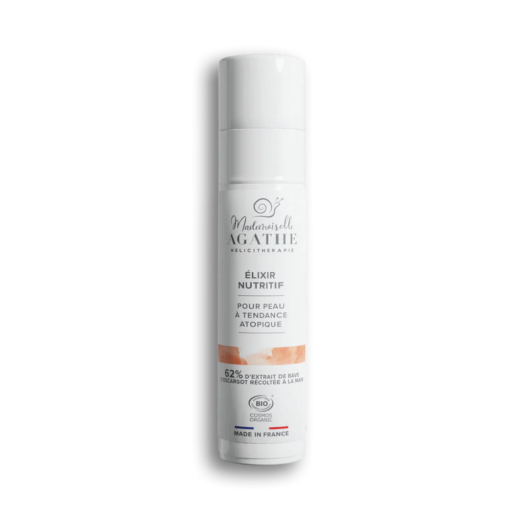 Crème élixir nutritif à la bave d'escargot bio - apaisante & protectrice - 50ml -  Mademoiselle Agathe
