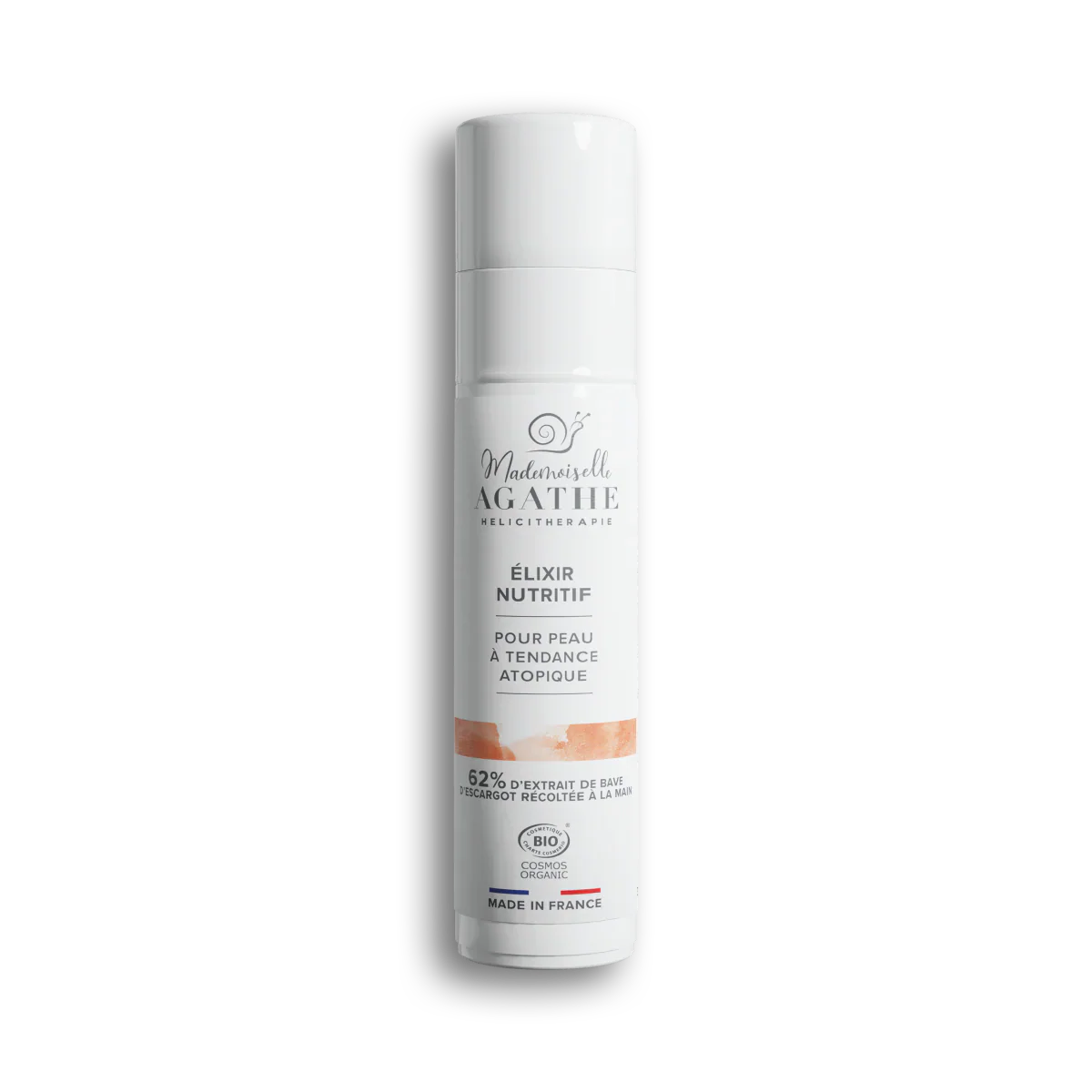 Crème élixir nutritif à la bave d'escargot bio - apaisante & protectrice - 50ml -  Mademoiselle Agathe
