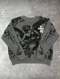 Cross Angel Knit Sweater – Streetwear Edition