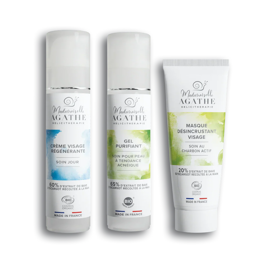 ROUTINE PEAU GRASSE - Purifiante & Régulatrice - Mademoiselle Agathe
