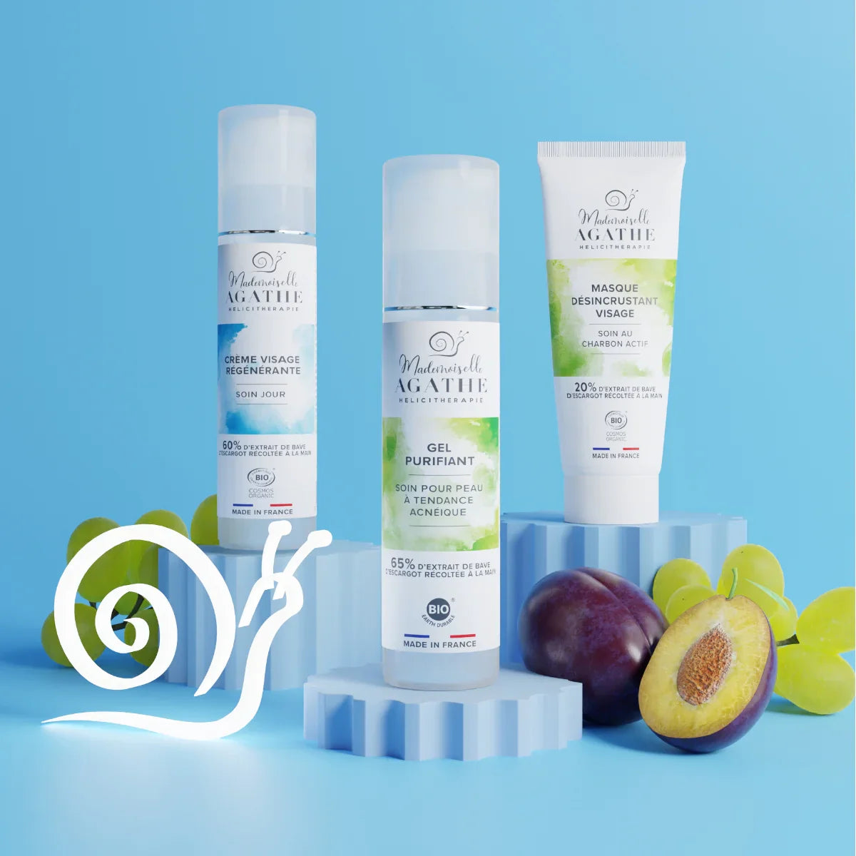 ROUTINE PEAU GRASSE - Purifiante & Régulatrice - Mademoiselle Agathe