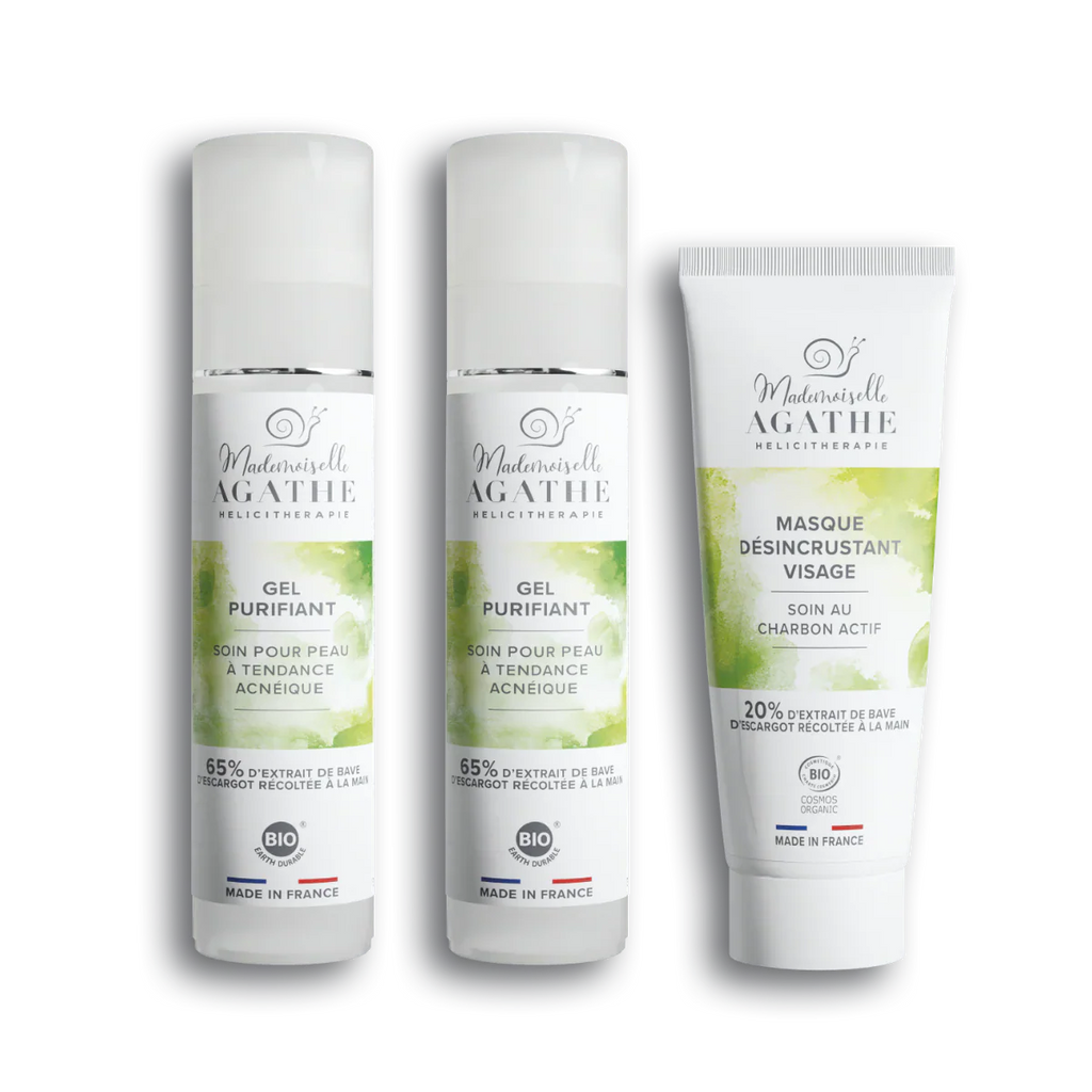 ROUTINE PEAU ZÉRO DÉFAUT - Peau acnéique - Mademoiselle Agathe