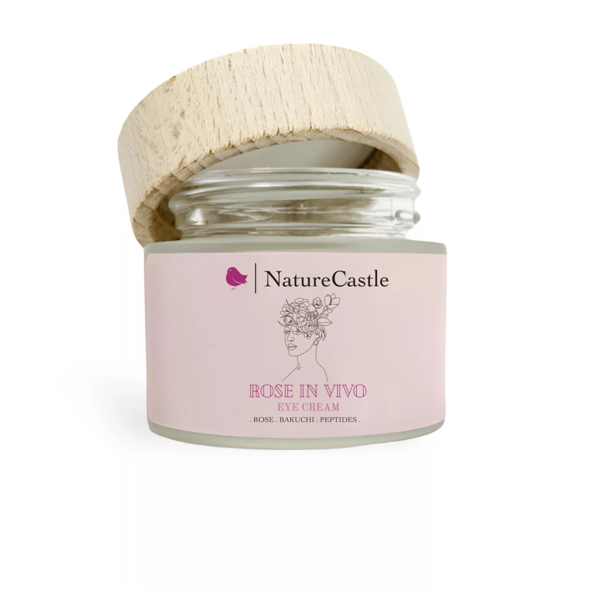 Crème Yeux Éclat Rosé – Rose Radiance Eye Cream Nature Castle