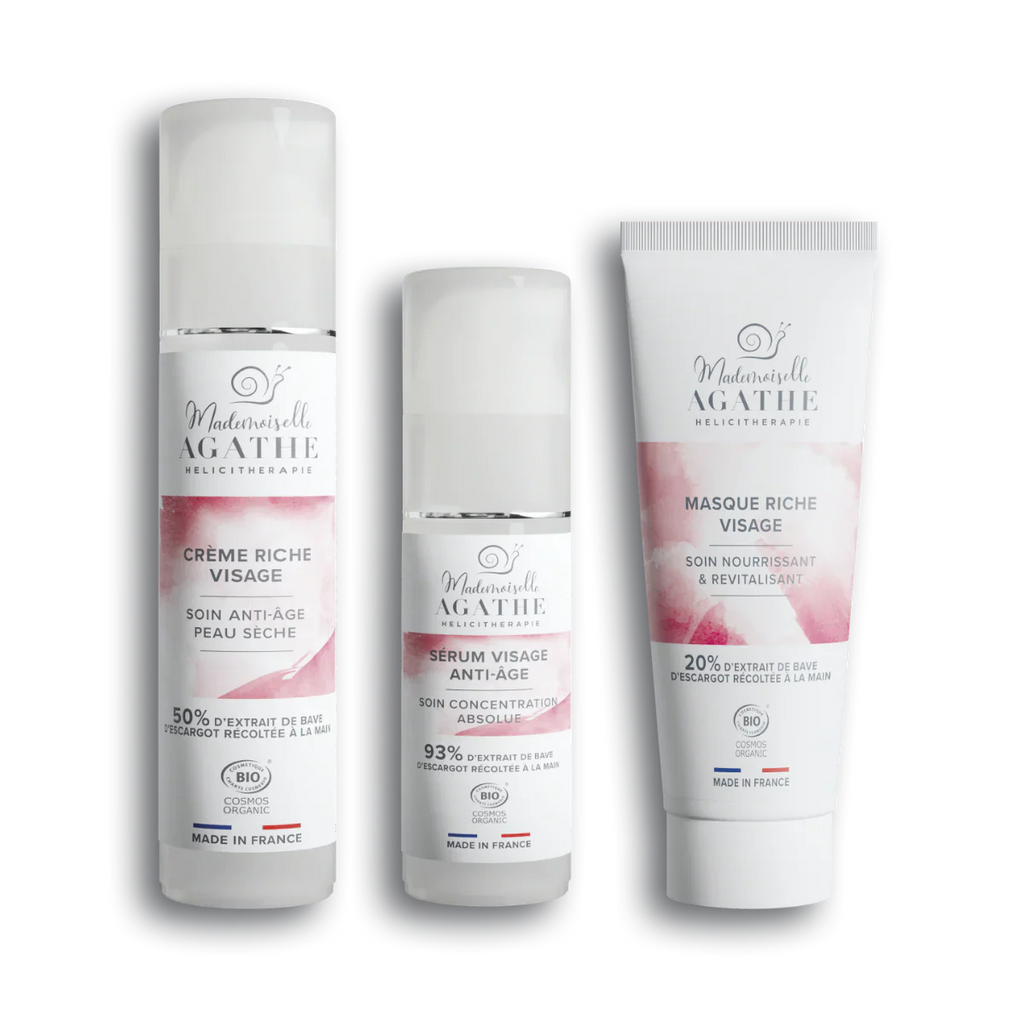 ROUTINE ANTI-AGE - Peau sèche - Mademoiselle Agathe
