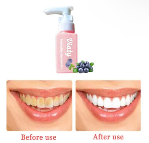 Blaubeer Zahnaufhellungs - Zahnpasta mit Natron - Averod