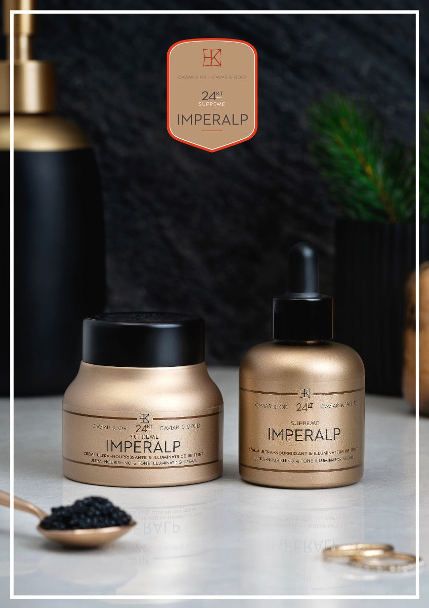 Coffret Cadeau Crème Caviar & Or + Sérum Caviar & Or Imperalp