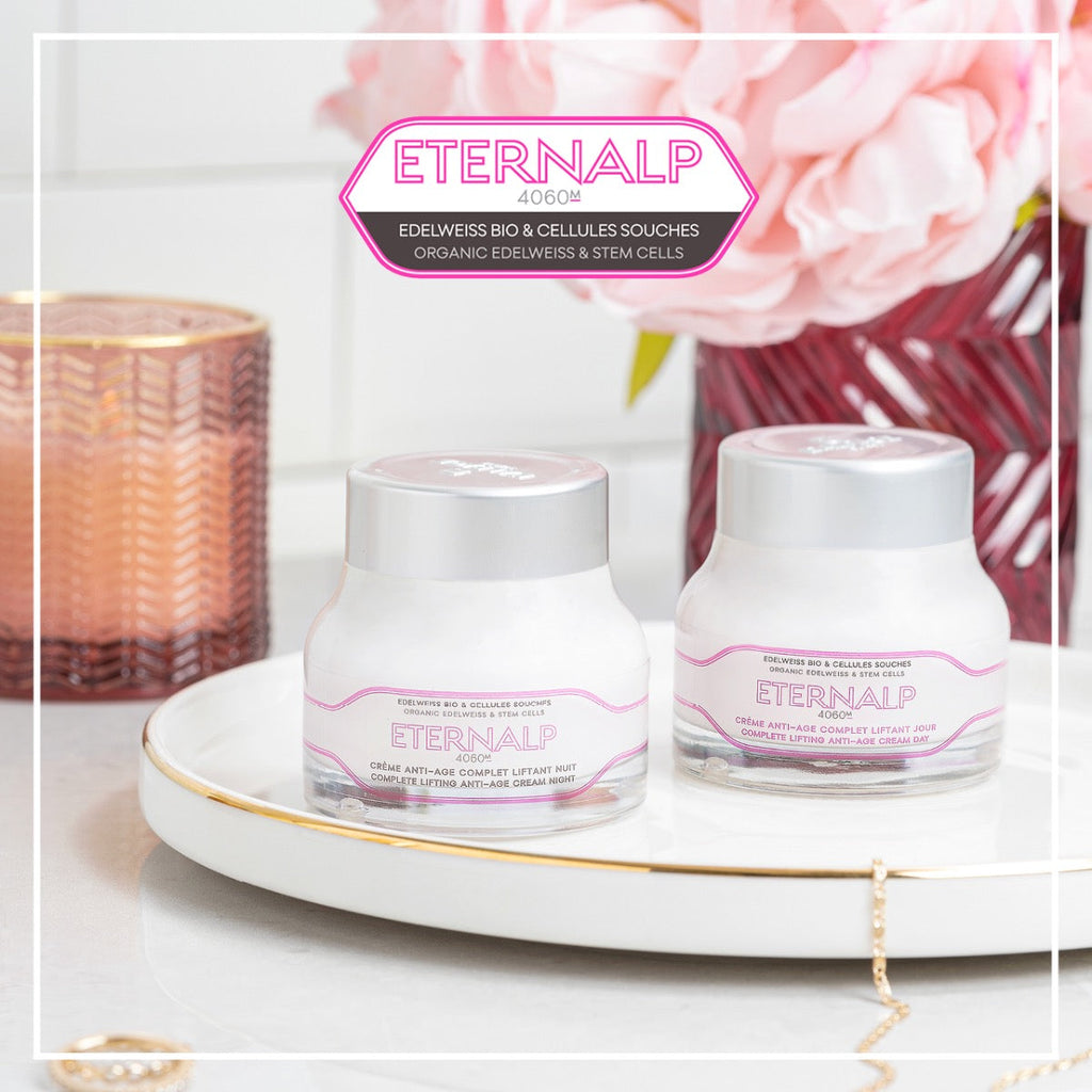 Set ou Coffret Cadeau DUO Crème Anti-Age Liftant Jour & Crème Anti-Age Liftant Nuit Eternalp 4060m