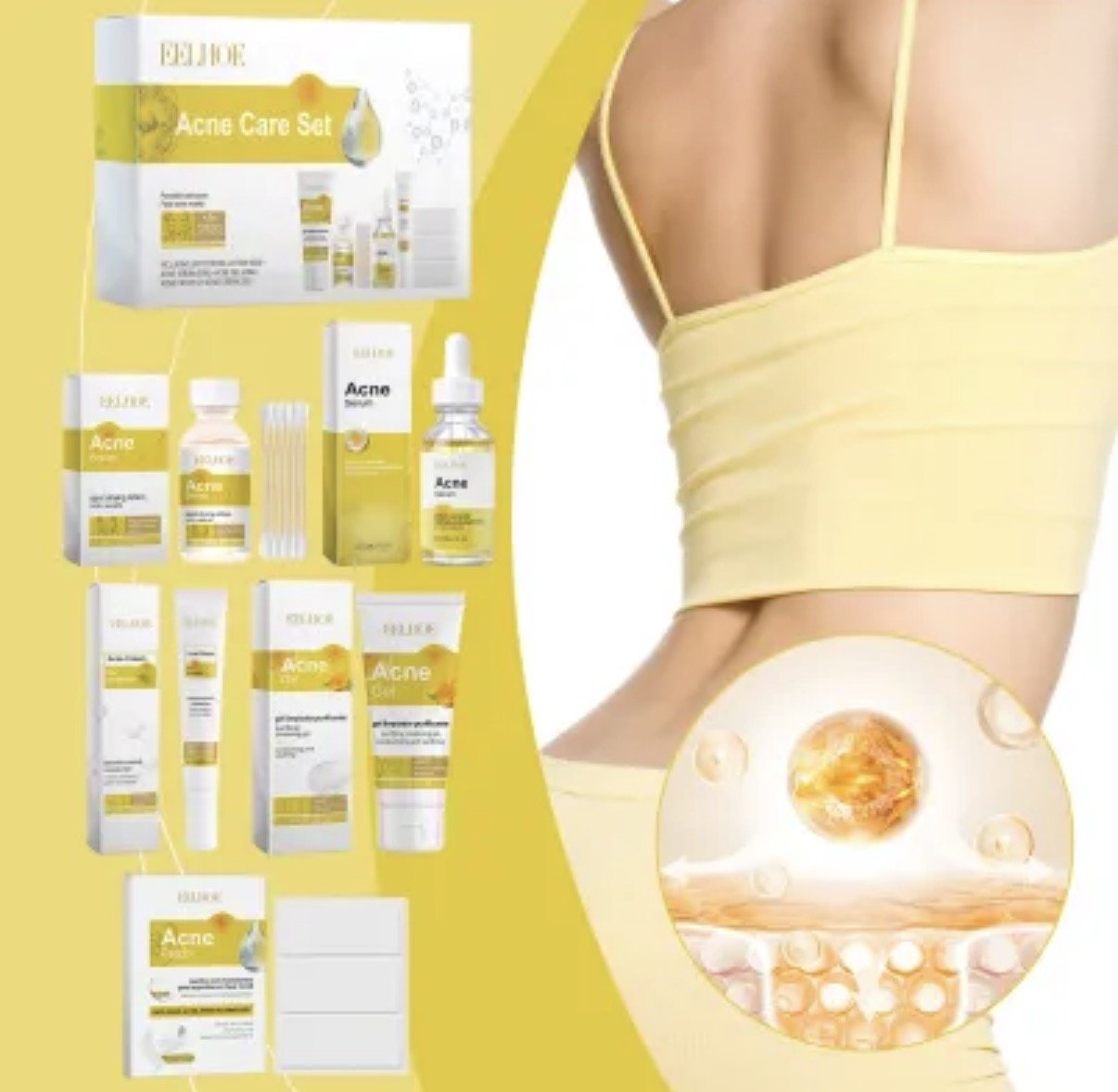 Hautpflege - Set für unreine Haut – Sanfte Pflege - Averod