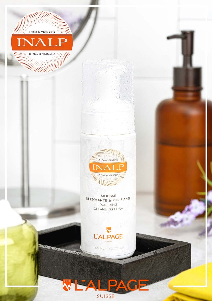 Set ou Coffret Cadeau Crème Matifiante et Lissante + Mousse Nettoyante INALP